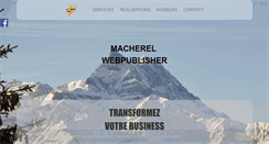 Desktop Screenshot of macherel-web.com