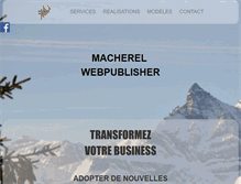 Tablet Screenshot of macherel-web.com